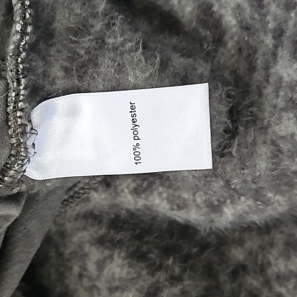 Maurices Green and Black Leopard Print Cowl Neck Sherpa Pullover - Picture 14 of 14